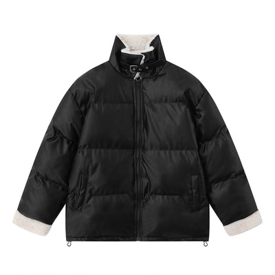 Abrigo de Invierno para Hombre con Cuello de Piel y Acolchado de Algodón - Image 14
