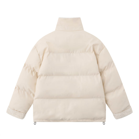 Abrigo de Invierno para Hombre con Cuello de Piel y Acolchado de Algodón - Image 17
