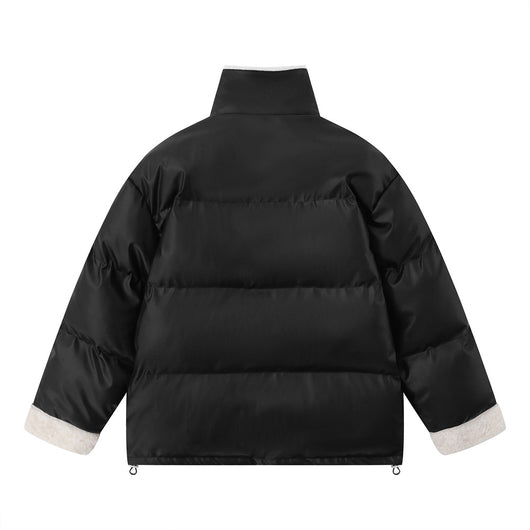 Abrigo de Invierno para Hombre con Cuello de Piel y Acolchado de Algodón - Image 19