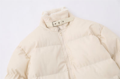 Abrigo de Invierno para Hombre con Cuello de Piel y Acolchado de Algodón - Image 22