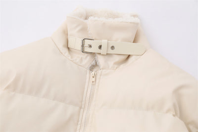 Abrigo de Invierno para Hombre con Cuello de Piel y Acolchado de Algodón - Image 27