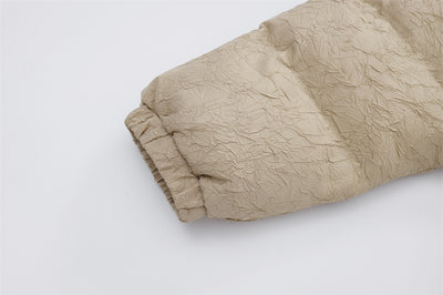Abrigo Acolchado con Capucha y Textura Plisada - Image 11