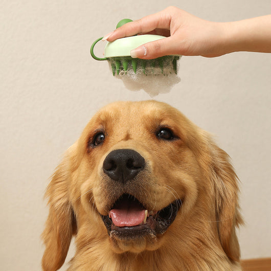 Peine Masajeador de Silicona para Baño - Removedor de Pelo para Perros y Gatos - Image 13