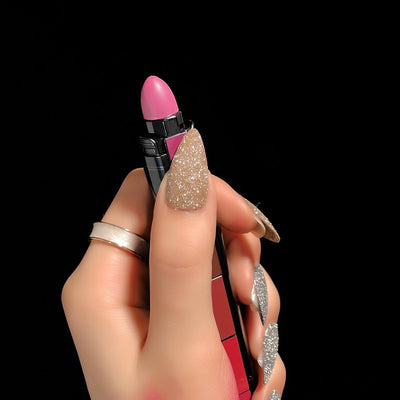 Set de 5 Labiales Mate Aterciopelados Hidratantes de Larga Duración - Image 8