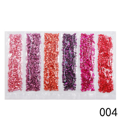 Fragmentos de Vidrio Diamante para Uñas - Acabado Oro y Plata - Image 16