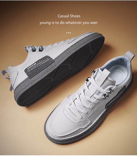 Tenis Casuales de Cuero para Hombre - Versátiles y Duraderos - Image 10