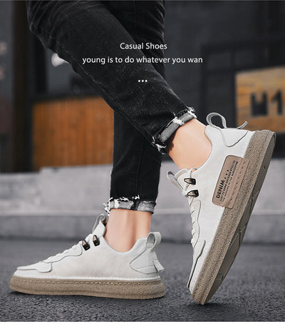 Tenis Casuales de Cuero para Hombre - Versátiles y Duraderos - Image 11
