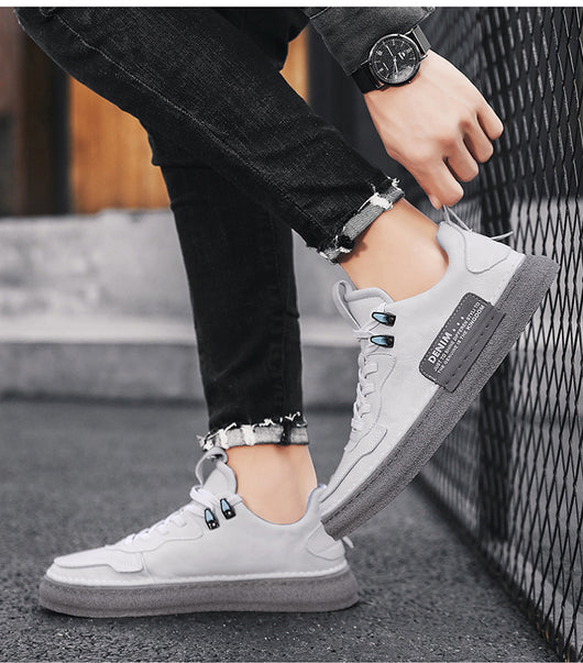 Tenis Casuales de Cuero para Hombre - Versátiles y Duraderos - Image 12