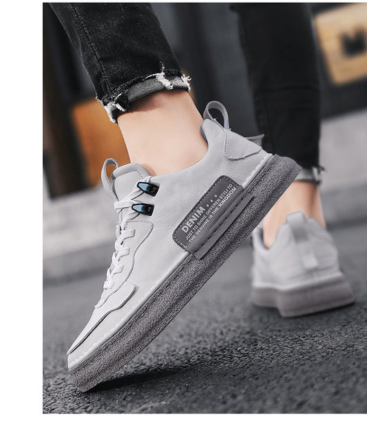 Tenis Casuales de Cuero para Hombre - Versátiles y Duraderos - Image 14