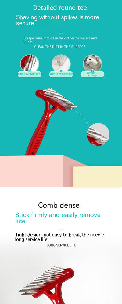 Peine Deshedding para Perros y Gatos - Desenredador de Nudos Profesional - Image 7