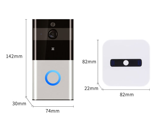 Timbre Inteligente WiFi 720P con Visión Nocturna y Detección de Movimiento - Image 17