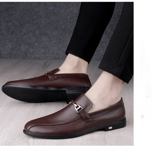 Zapatos de Cuero Casual Versátiles para Hombre y Mujer - Image 26