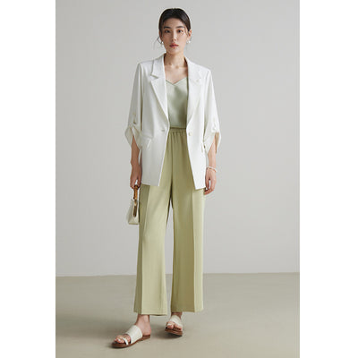 Pantalones Rectos Casuales Talla Grande para Mujer - Conjunto Versátil Perfecto - Image 14