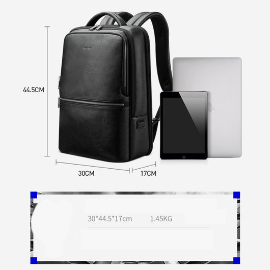 Mochila de Cuero para Hombre Gran Capacidad - Image 6