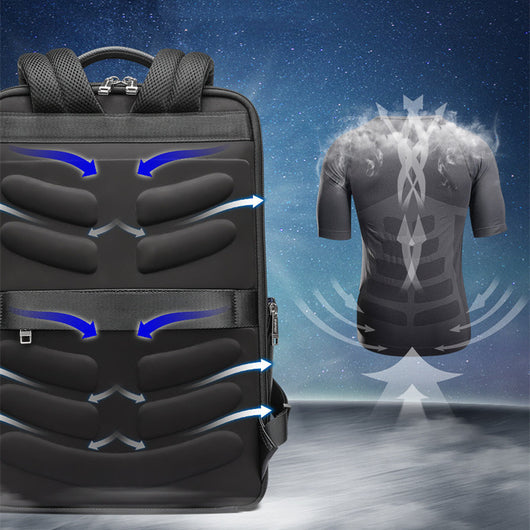 Mochila de Cuero para Hombre Gran Capacidad - Image 7