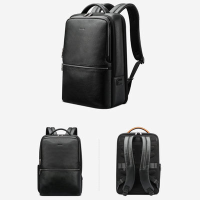 Mochila de Cuero para Hombre Gran Capacidad - Image 8
