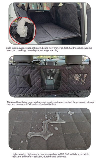 Tapete Protector Impermeable para Mascotas en Auto - Tela Oxford 600D Reforzada - Image 8