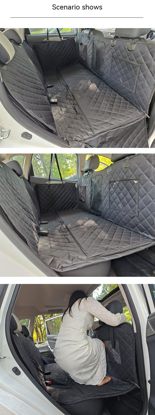 Tapete Protector Impermeable para Mascotas en Auto - Tela Oxford 600D Reforzada - Image 14