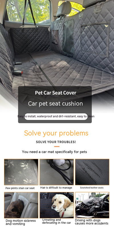 Tapete Protector Impermeable para Mascotas en Auto - Tela Oxford 600D Reforzada - Image 17
