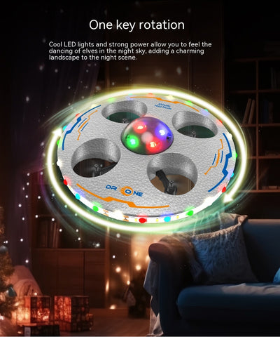 Dron Platillo Volador Luminoso Resistente a Caídas para Niños - Image 17