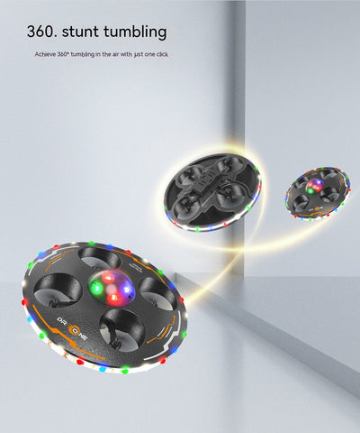 Dron Platillo Volador Luminoso Resistente a Caídas para Niños - Image 19