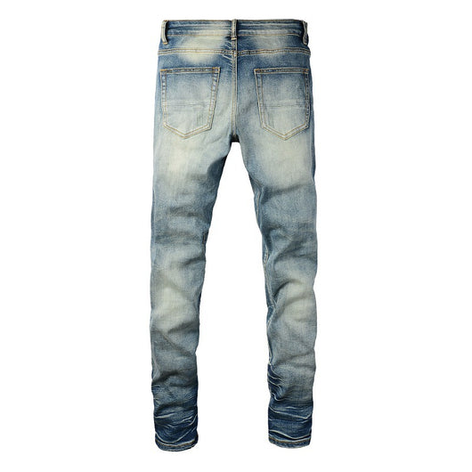 Jeans Rotos con Parches de Color Estilo Retro - Image 27