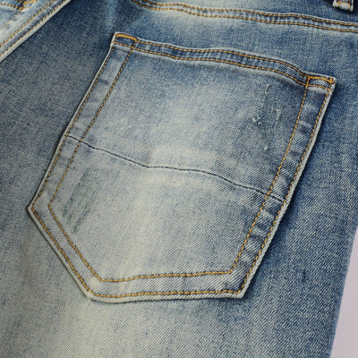 Jeans Rotos con Parches de Color Estilo Retro - Image 29
