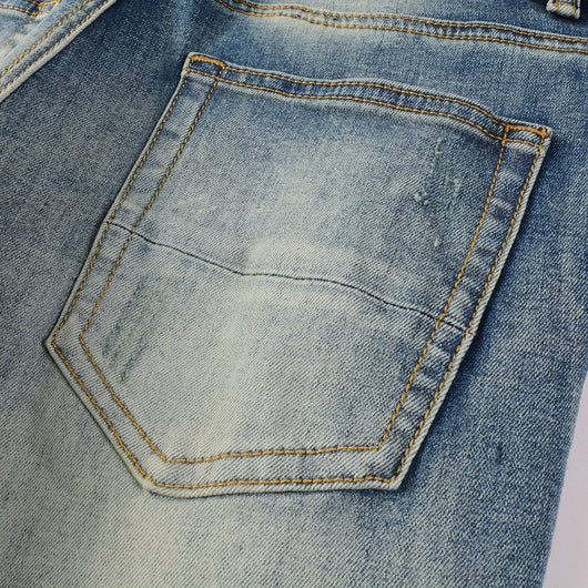 Jeans Rotos con Parches de Color Estilo Retro - Image 29