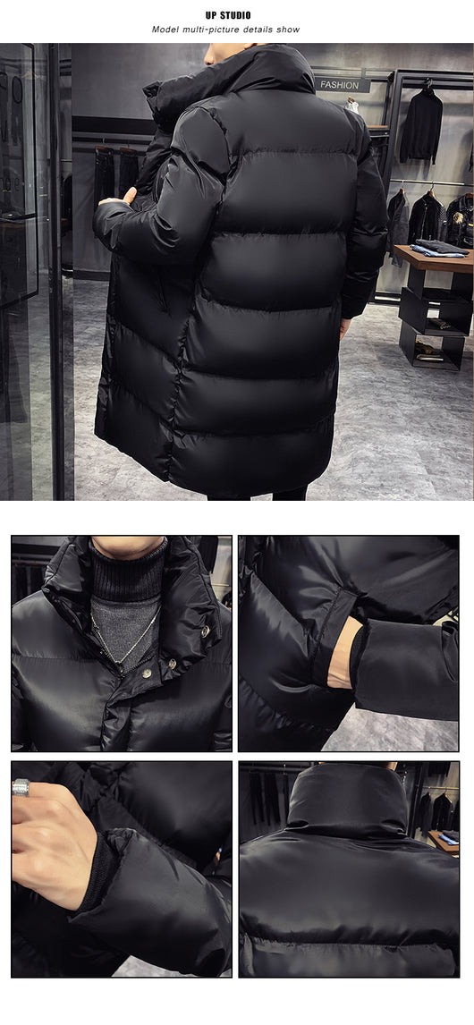 Chaqueta Casual de Algodón para Hombre con Cuello Alto - Image 14