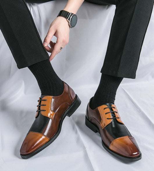 Zapatos de Cuero Talla Grande con Punta Cuadrada - Elegancia Formal y Casual - Image 20