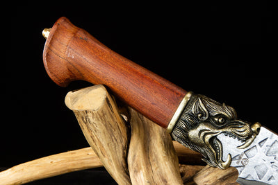 Cuchillos Artesanales Forjados a Mano para Cortar Leña - Image 31