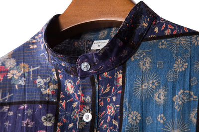 Camisa de Lino Floral Casual para Hombre - Image 15