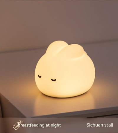 Lámpara Nocturna Infantil Conejo de Silicona con Carga USB - Image 7