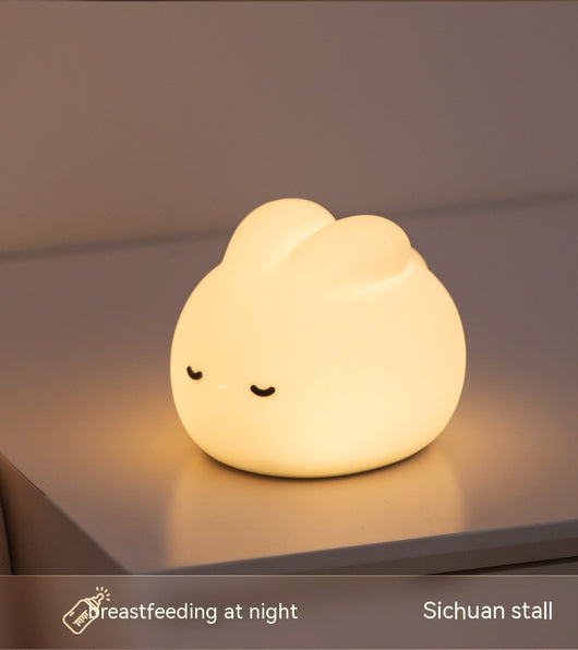 Lámpara Nocturna Infantil Conejo de Silicona con Carga USB - Image 7