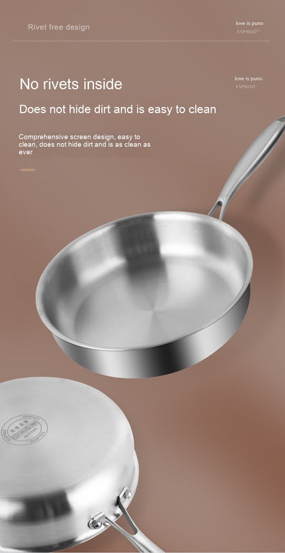 Sartén de Acero Inoxidable 316L sin Recubrimiento para Cocina - Image 10