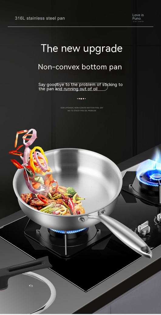 Sartén de Acero Inoxidable 316L sin Recubrimiento para Cocina - Image 14