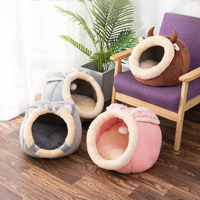 Cama Felina Térmica Multiestación - Diseño Cerrado para Todas las Estaciones - Image 10