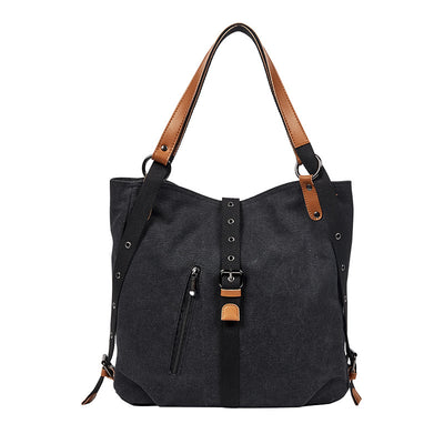 Bolso de Hombro Retro Estilo Simple Gran Capacidad - Image 9