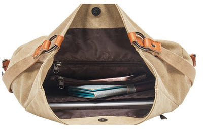 Bolso de Hombro Retro Estilo Simple Gran Capacidad - Image 12