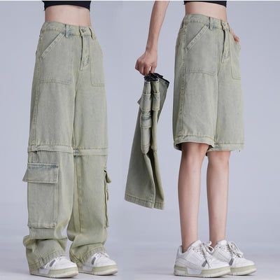 Jeans Desmontables Estilo Utilitario para Hombre y Mujer - Image 17
