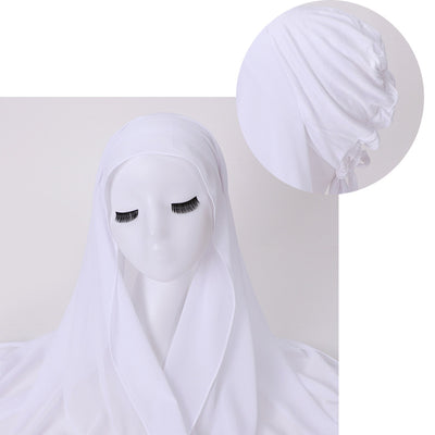 Pañuelo Capucha de Gasa Perlada con Elástico Ajustable - Image 52