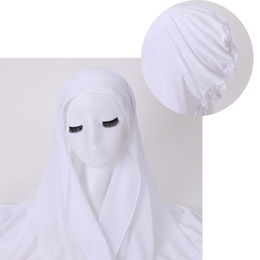 Pañuelo Capucha de Gasa Perlada con Elástico Ajustable - Image 52