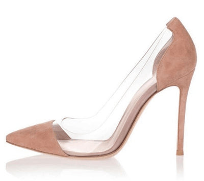 Zapatos de Tacón Alto Puntiagudo con Detalles en PVC - Image 51