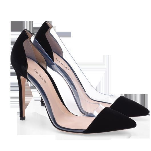Zapatos de Tacón Alto Puntiagudo con Detalles en PVC - Image 54
