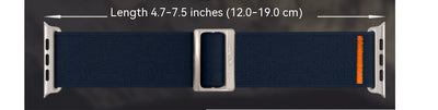Correa Nylon Elástica Tejida para Apple Watch con Hebilla Ajustable Doble Cara - Image 35