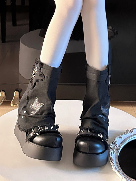 Botas de Lona Gruesa con Suela Reforzada para Mujer - Image 13