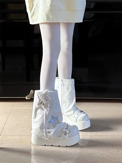 Botas de Lona Gruesa con Suela Reforzada para Mujer - Image 22