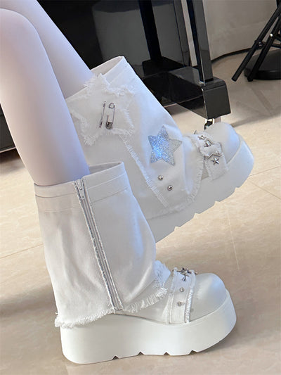 Botas de Lona Gruesa con Suela Reforzada para Mujer - Image 23
