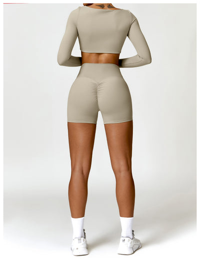 Shorts Yoga Cintura Alta Levantacaderas con Control Abdominal - Image 37