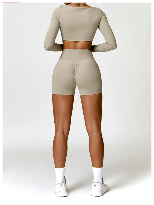 Shorts Yoga Cintura Alta Levantacaderas con Control Abdominal - Image 37